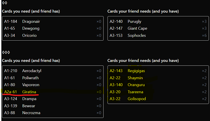 trades