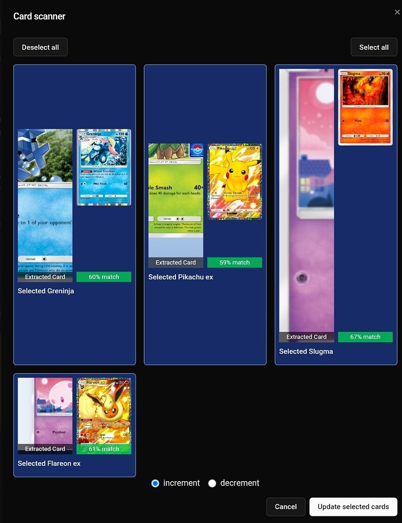 Scan reading oddly - Bug reports - TCG Pocket Community